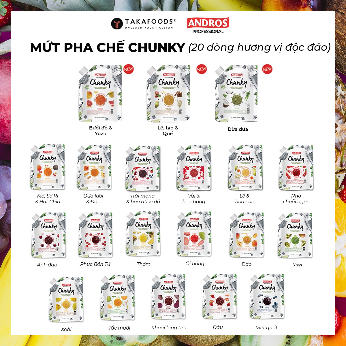 Mứt trái cây Chunky Dưa Lưới Đào Bịch 1Kg