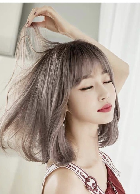 Tóc giả 😍😍FREESHIP😍 cả đầu cúp lỡ - mã d3106