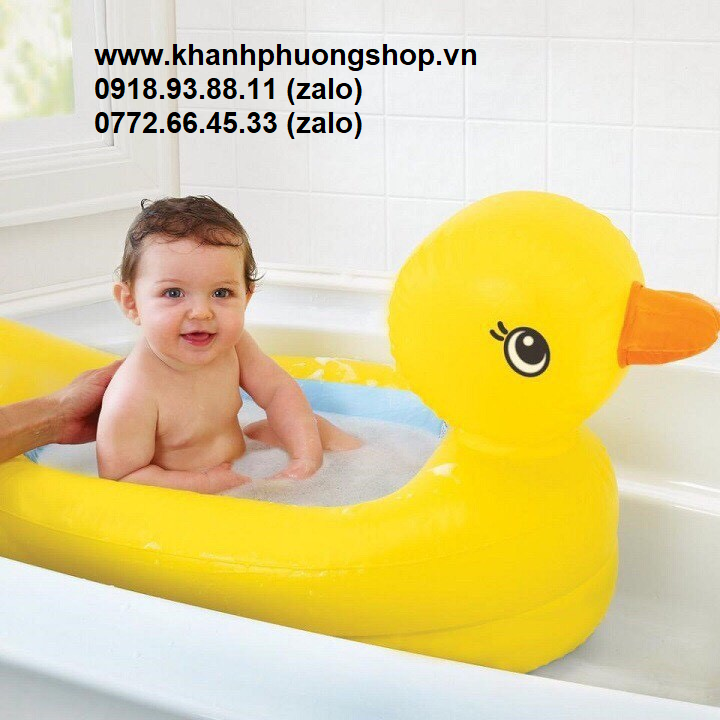 phao tắm con vịt cho bé - phao tắm con vịt