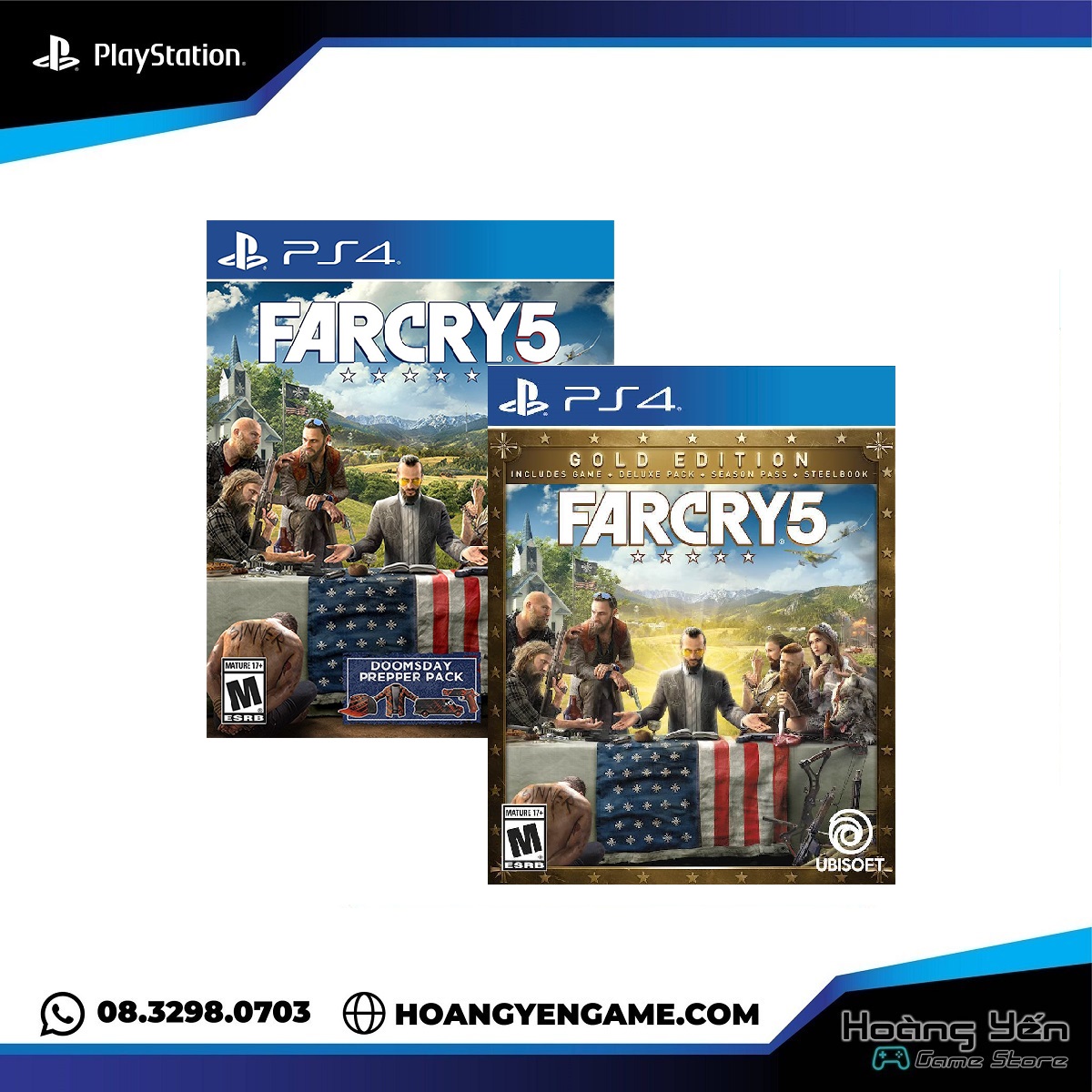 Đĩa game Far Cry 5 PS4