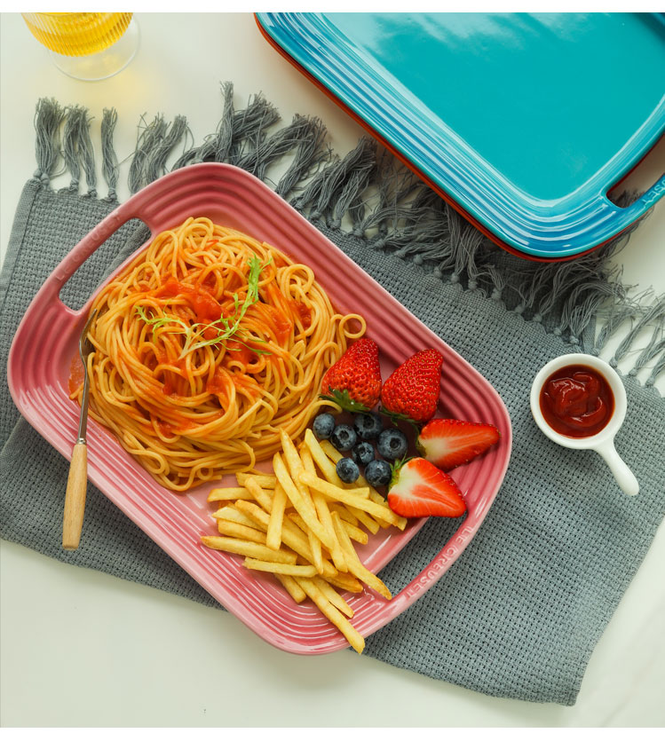 LE CREUSET Ceramic long plate 31cm home dessert plate
