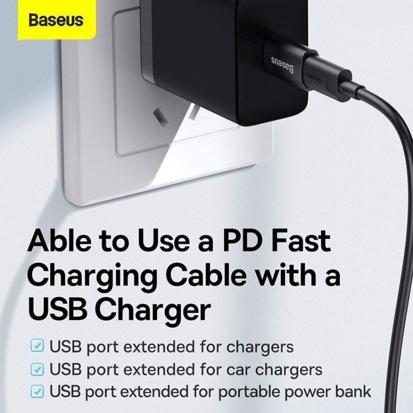 Đầu chuyển USB sang Type C Baseus Ingenuity Series Mini OTG Gen2
