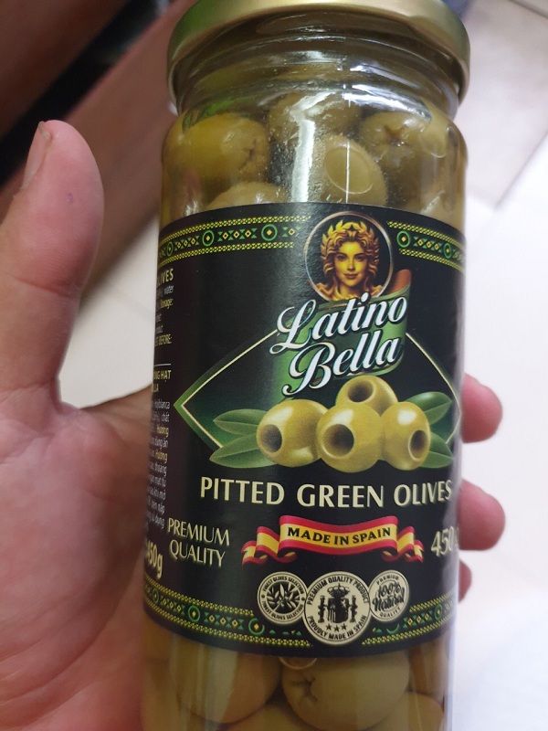Trái Ô Liu Xanh Không hạt Latino Bella (450g)