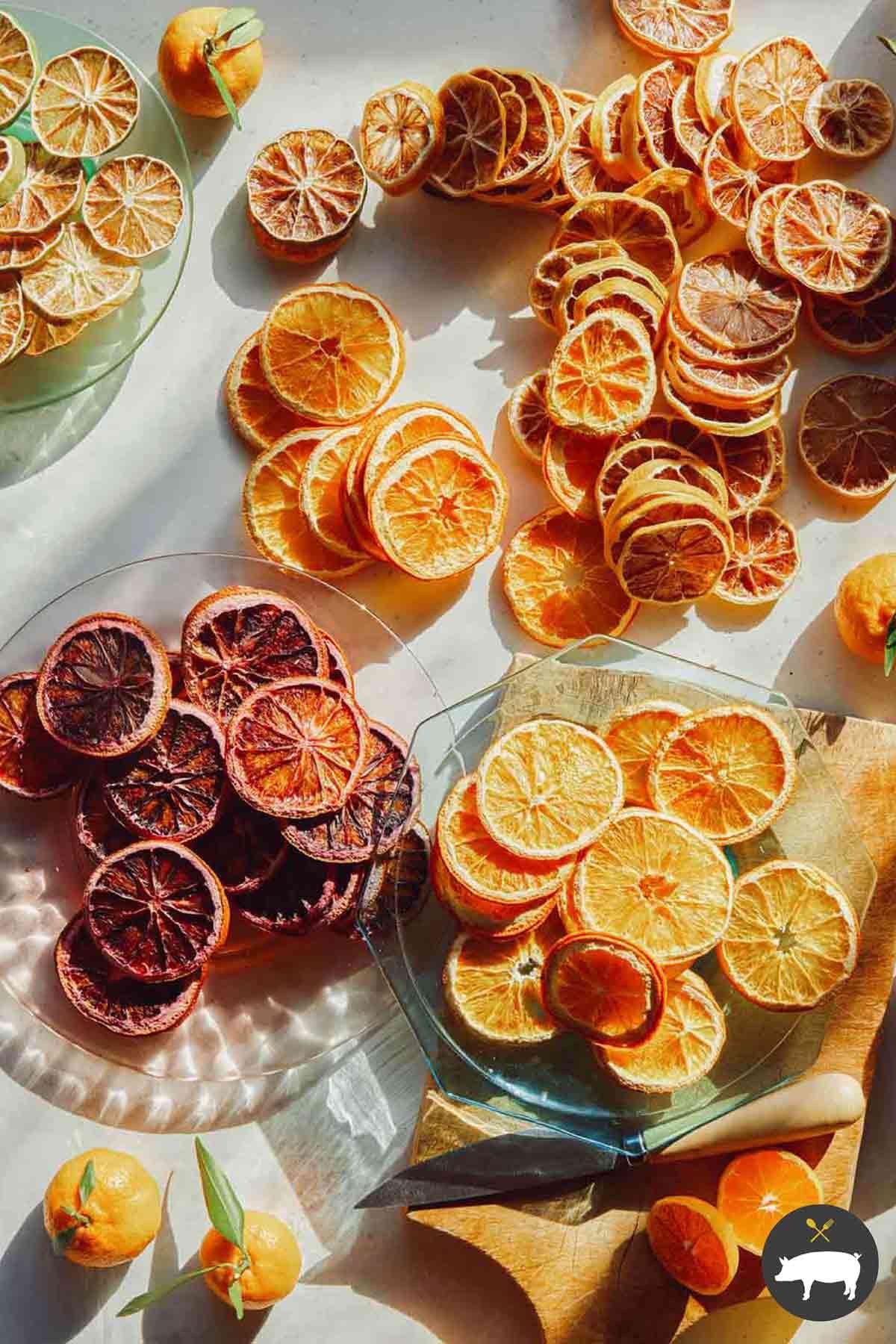 Cam vàng sấy lát khô
