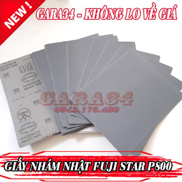 Giấy nhám nhật fuji star - giấy nhám nước p800