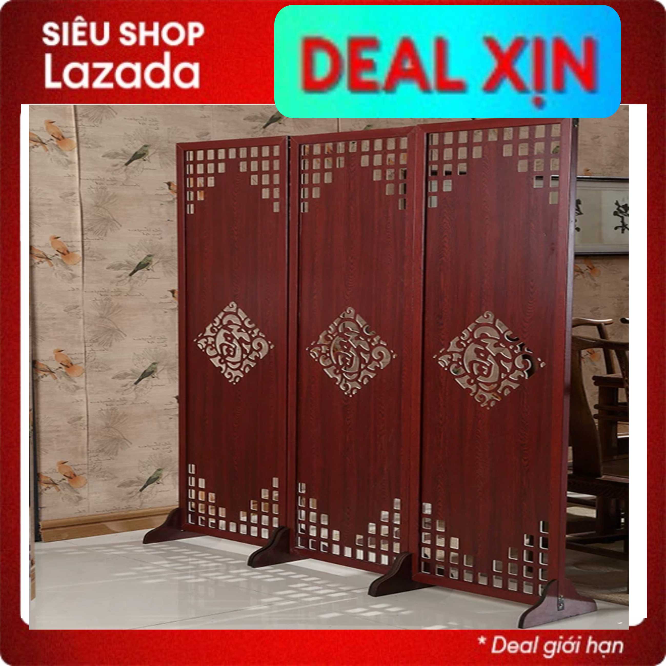 Vách ngăn bình phong , Ngăn phòng khách, phòng ngủ, phòng thờ , chất liệu ván milamin thương hiệu ván Ba Thanh