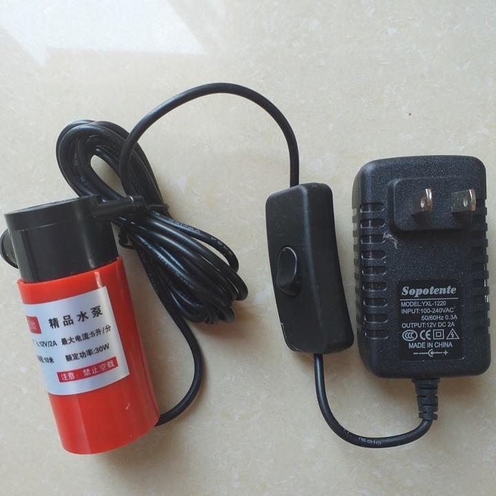 Máy Bơm Nước Mini 12V Bơm nước cắt rãnh tường