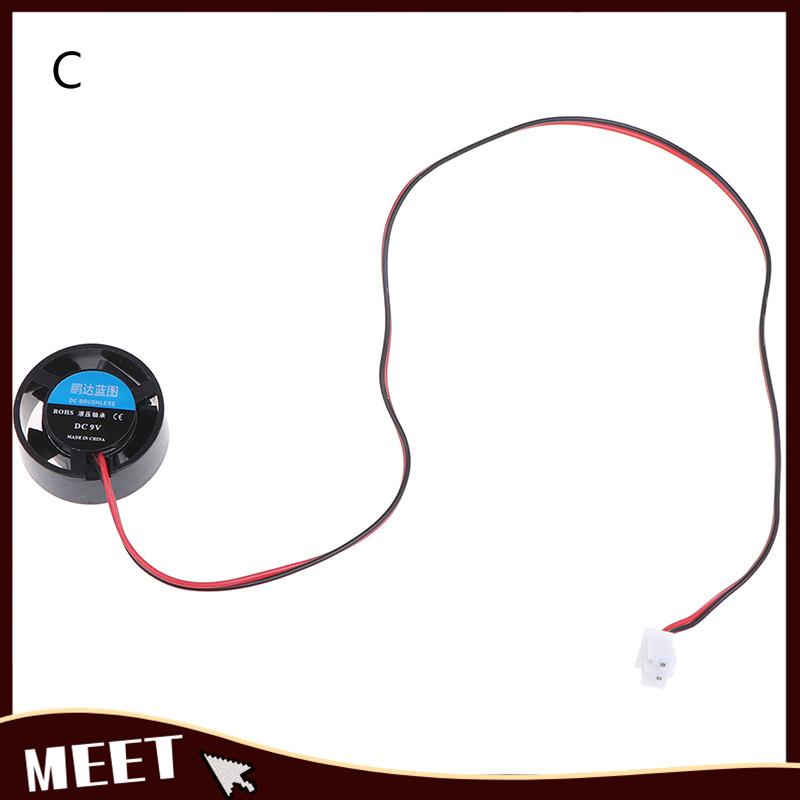 🟠🟡 meet🟢🔵 buytra 25.5x10mm 5v 9v 12v 24v round mini cooling fan for led lamps computer radiator