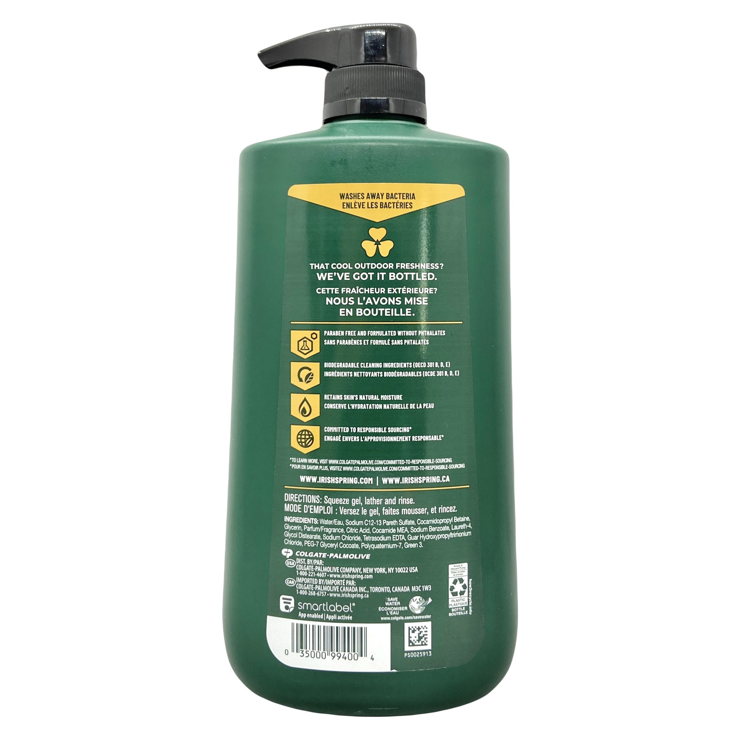 Men's polar spring shampoo 887ml bottle