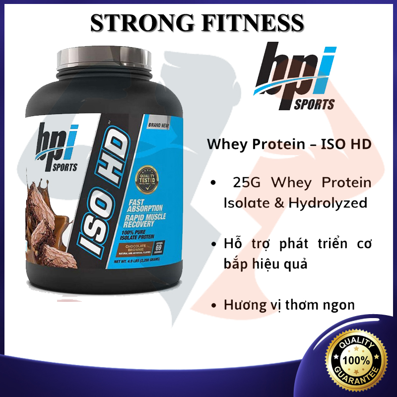 ISO HD BPI Whey Protein Isolate 100% 5Lbs- Sữa Tăng Cơ