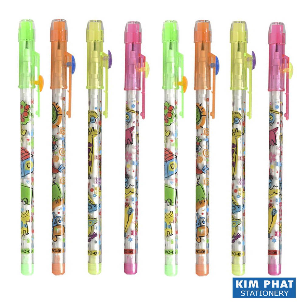 Bút chì khúc, bút chì đốt HB Thiên Long PC09 (Combo 3 cây)