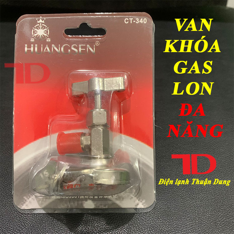 Van khóa gas lon đa năng - Điện Lạnh Thuận Dung