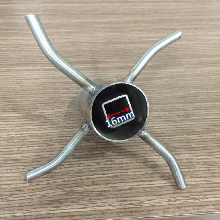 Que đánh tơi thịt làm chà bông (ruốc)