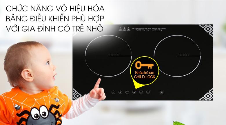 Bếp từ đôi Kangaroo KG498N