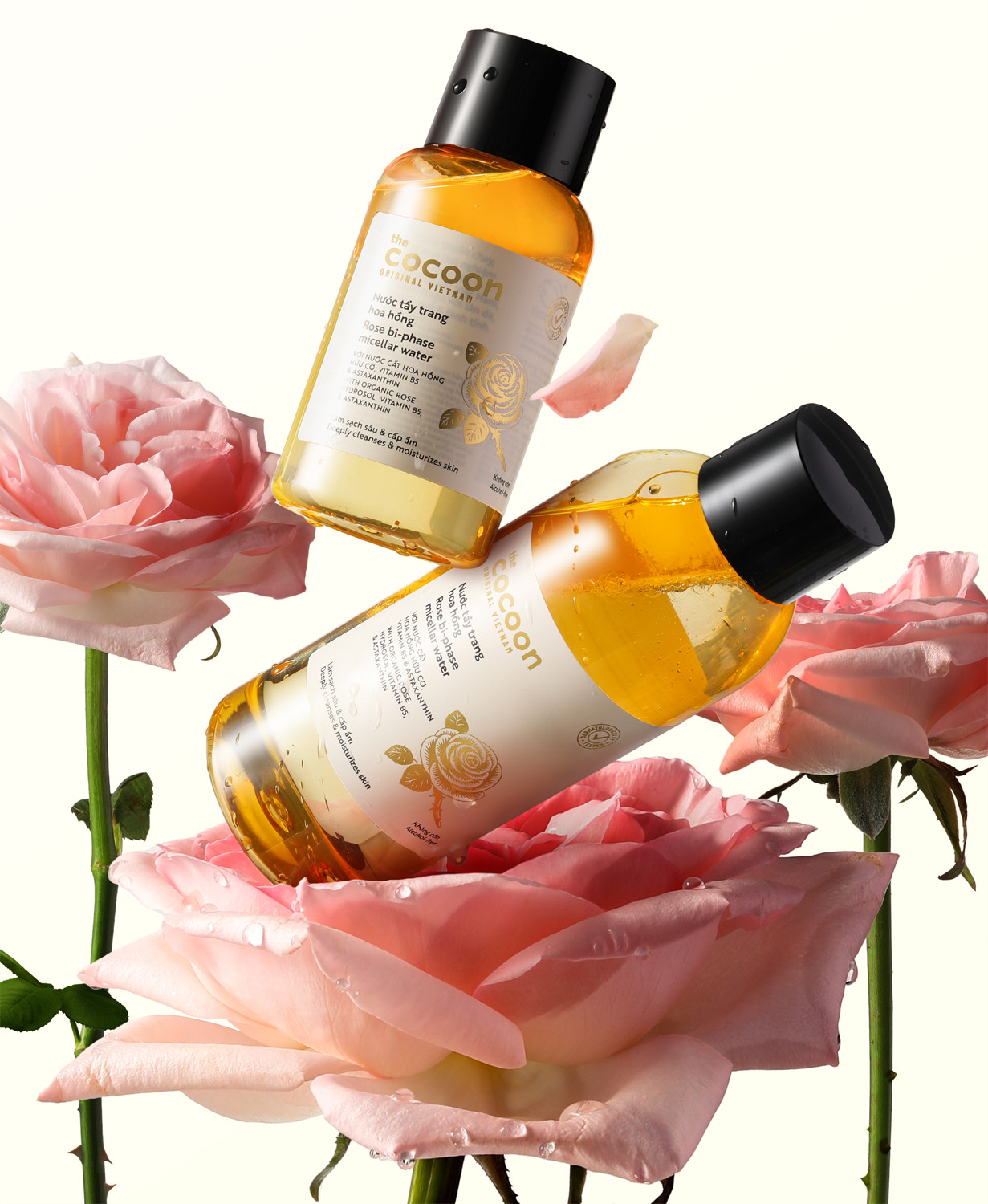 Nước tẩy trang hoa hồng cocoon 310ml