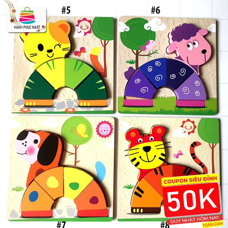 Trò chơi trí tuệ , đồ chơi thông minh , Đồ Chơi Gỗ Dành Cho Bé 2 Tuổi Trở Lên PuzzleToys , đồ chơi cho bé