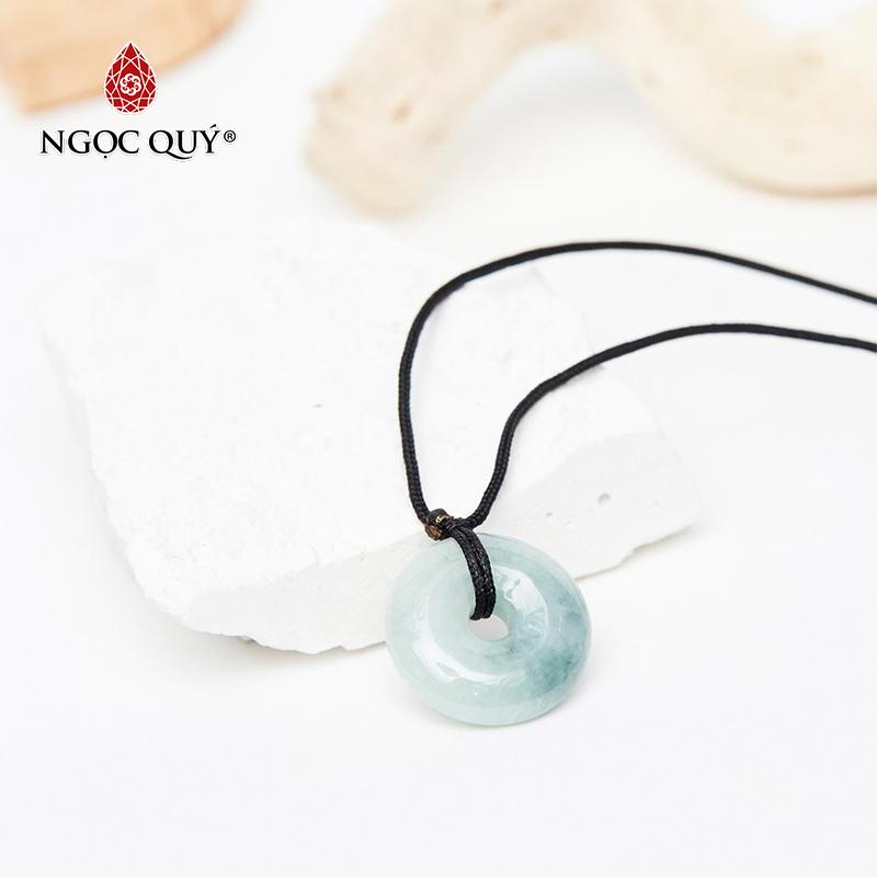 [HCM]Mặt Dây Chuyền Đồng Điếu Đá Cẩm Thạch Phỉ Thúy 19mm Mệnh Mộc Hỏa - Ngọc Qúy Gemstones