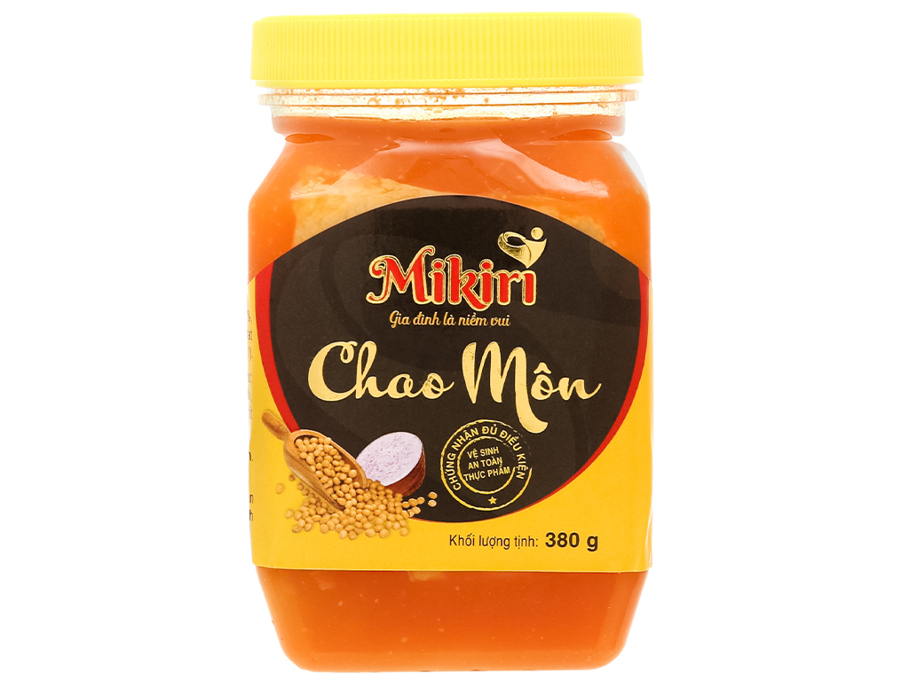 Chao môn Mikiri chất lượng (Lốc 6 hũ 380g)