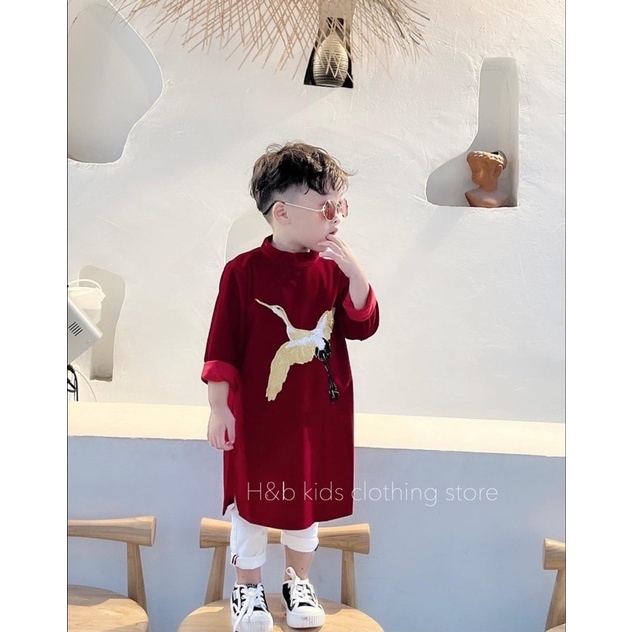 [ÁO DÀI] Áo dài H.A.C cho bé trai đón tết (10-20kg)