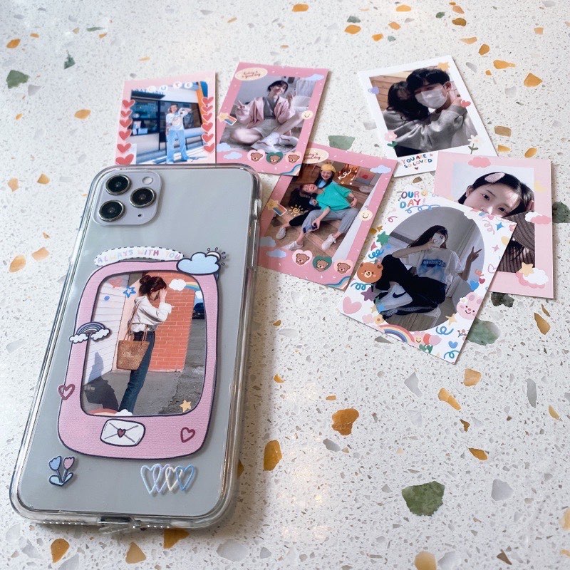 Ốp lưng iphone full viền có khung lồng ảnh
