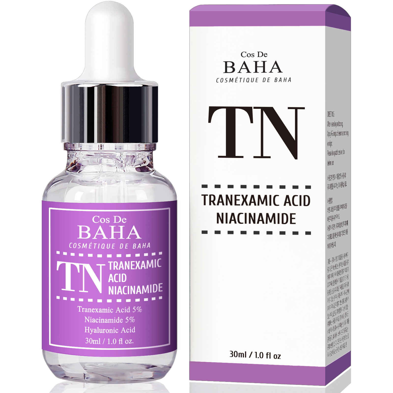 Cos De BAHA TN Serum 30ml (Tranexamic Acid + Niacinamide)+VA Serum 30ml (Vitamin 15%)