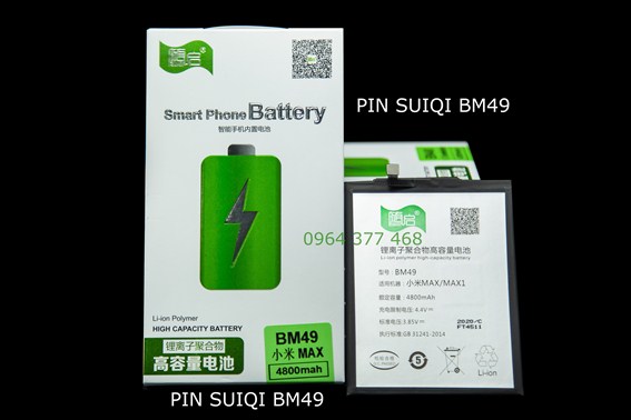 Pin xiaomi mi max bm49 chính hãng suiqi