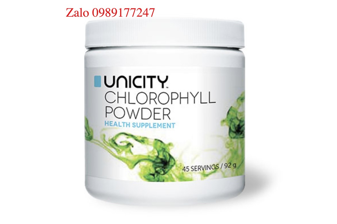 Bột Diệp Lục Chlorophyll Powder Unicity 92g - BomVeoShop 1