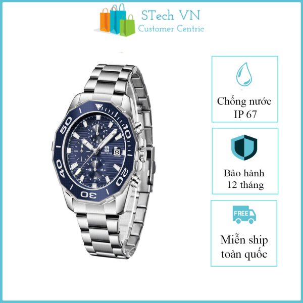Đồng Hồ Nam Ben Nevis, Đồng Hồ Thể Thao Nam Dây Kim Loại Cao Cấp, Máy Quartz Thể Thao Nam Tính, Thương Hiệu Nhật Bản Chính Hãng, Mặt Sapphire Chống Xước, Chống Nước Tuyệt Đối bán chạy