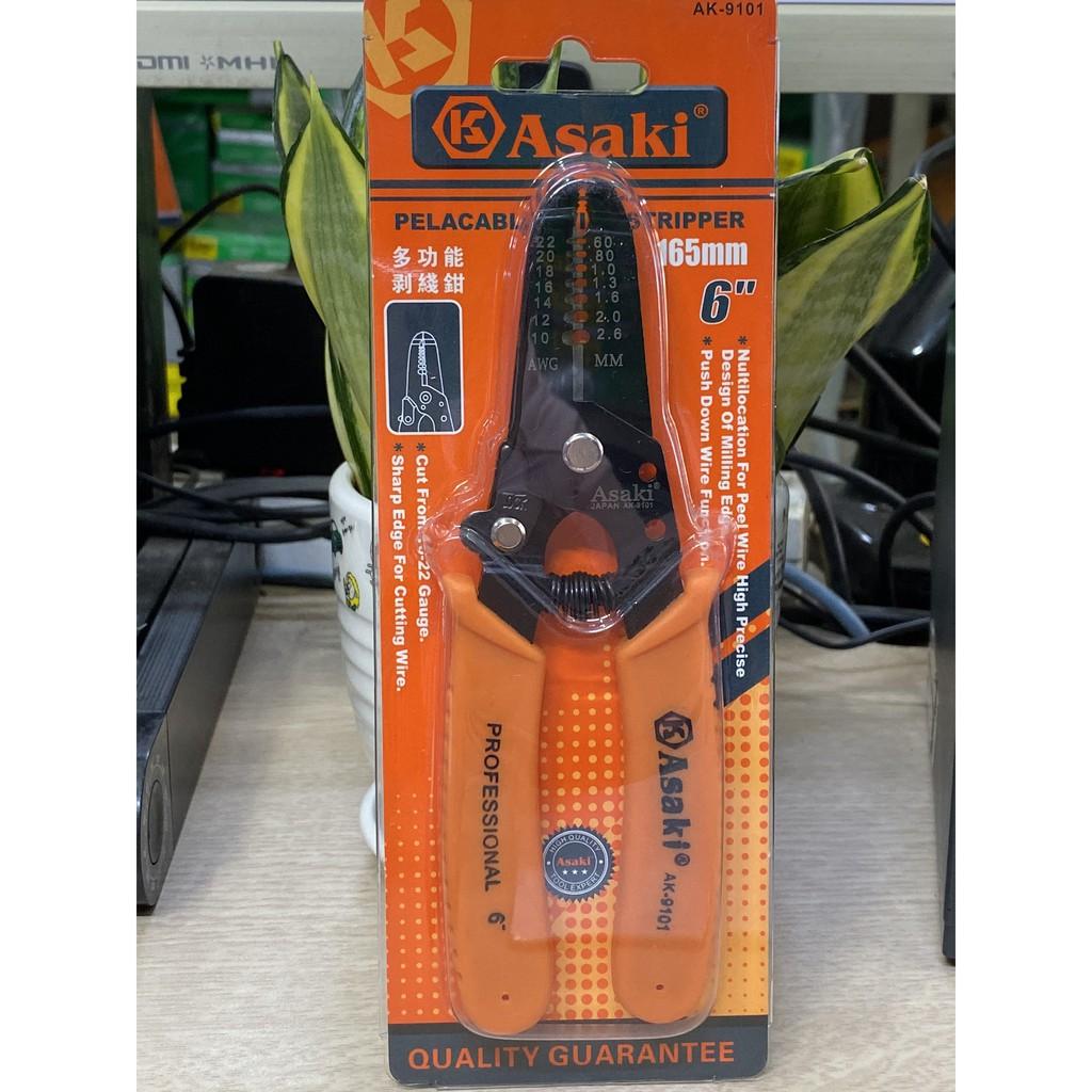 6inch kiềm tước dây có lò xo asaki ak-9101