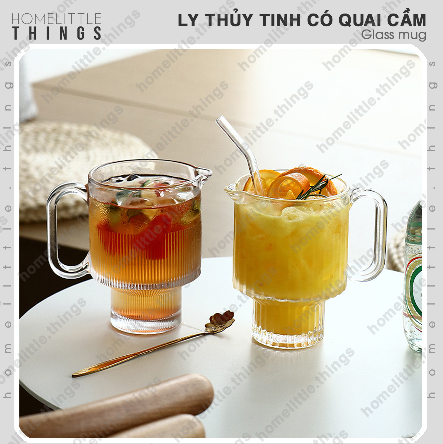 Ly, cốc thủy tinh uống nước cà phê 650ml