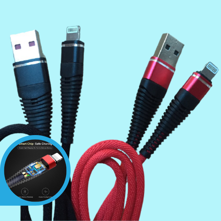 Cáp sạc nhanh cho iphone dây dù