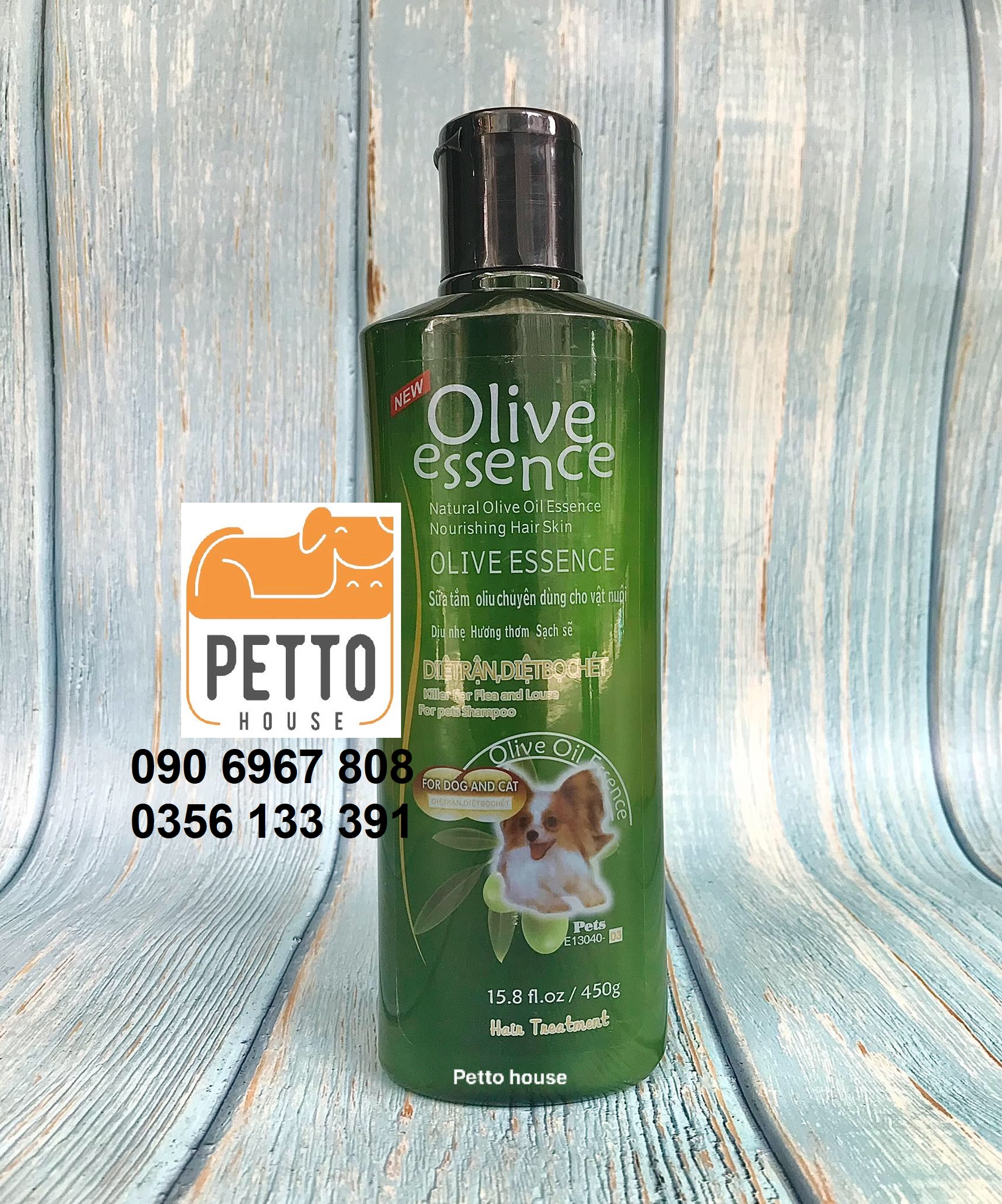 Sữa tắm cho chó mèo Olive Essence 450g
