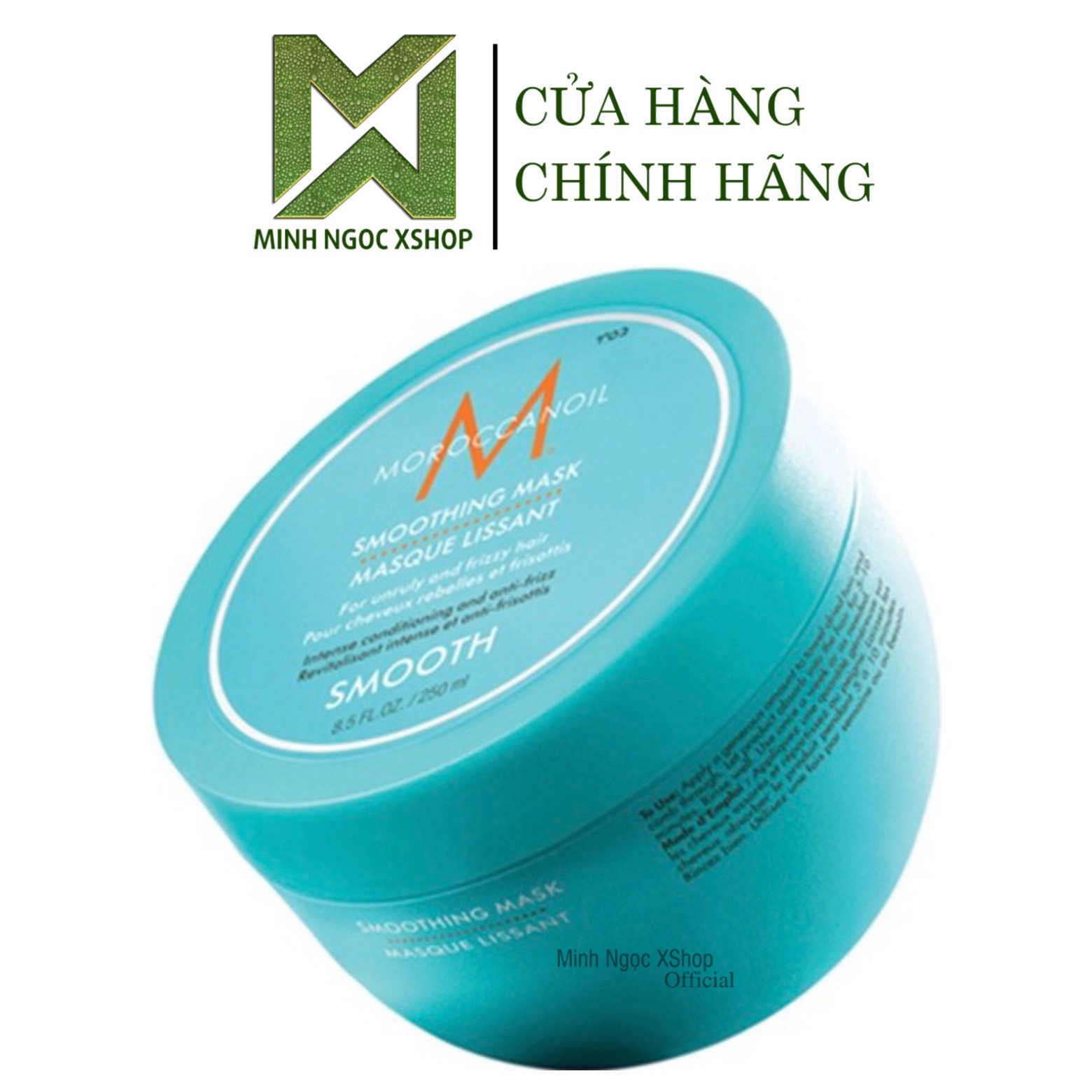 Dầu hấp suôn mượt Moroccanoil Smoothing Mask 250ML - 500ML chính hãng