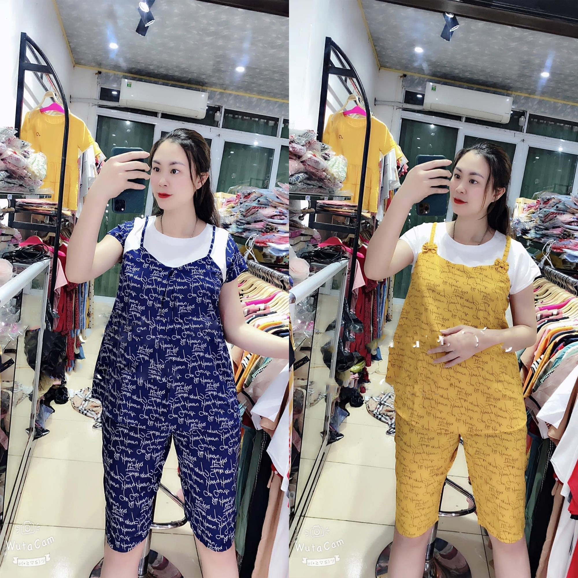 Bộ lửng mặc nhà cho mẹ bầu sau sinh