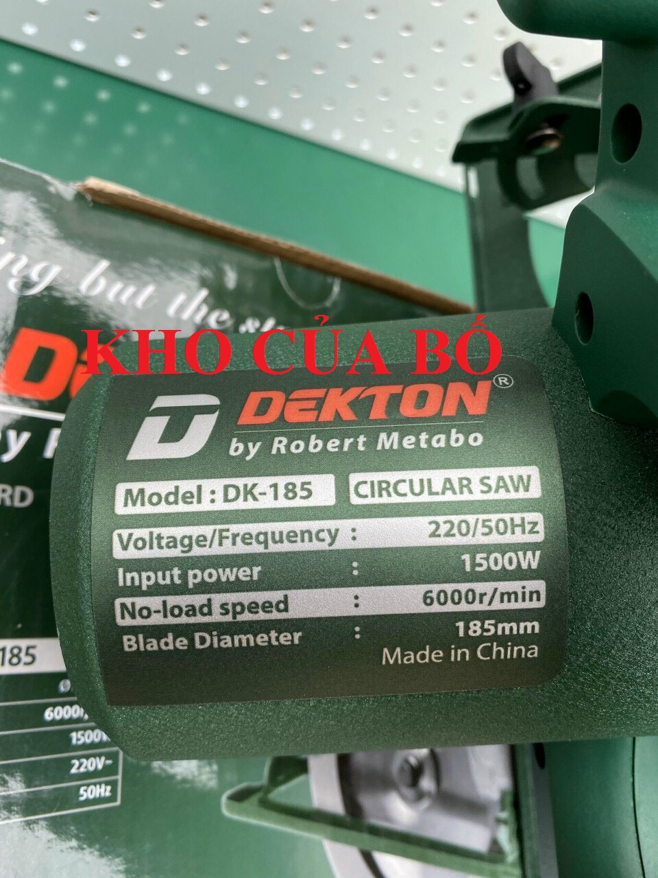 185mm Máy cưa gỗ 1500W Dekton DK-185
