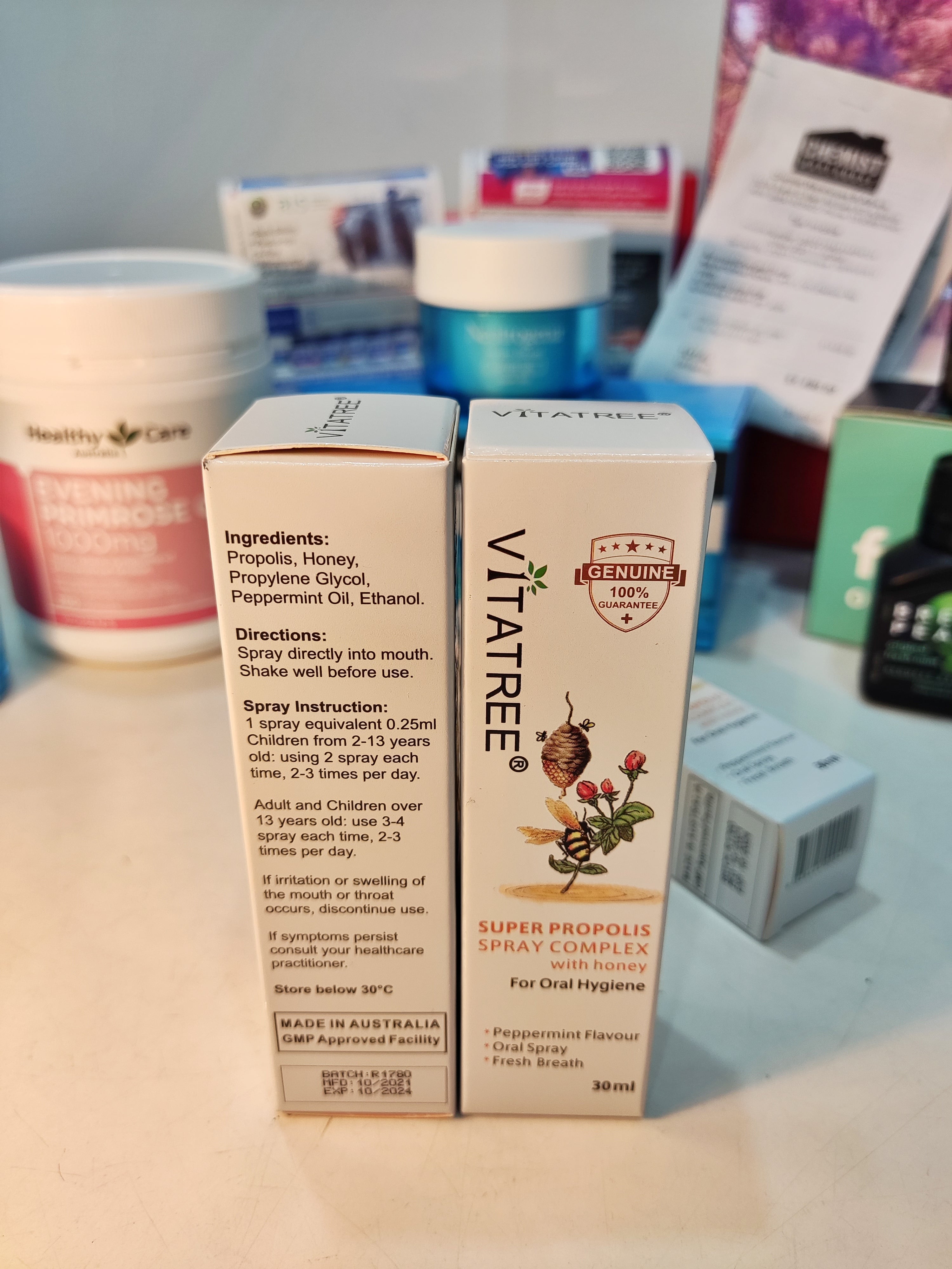 Xịt Họng Keo Ong Vitatree Úc 30ml
