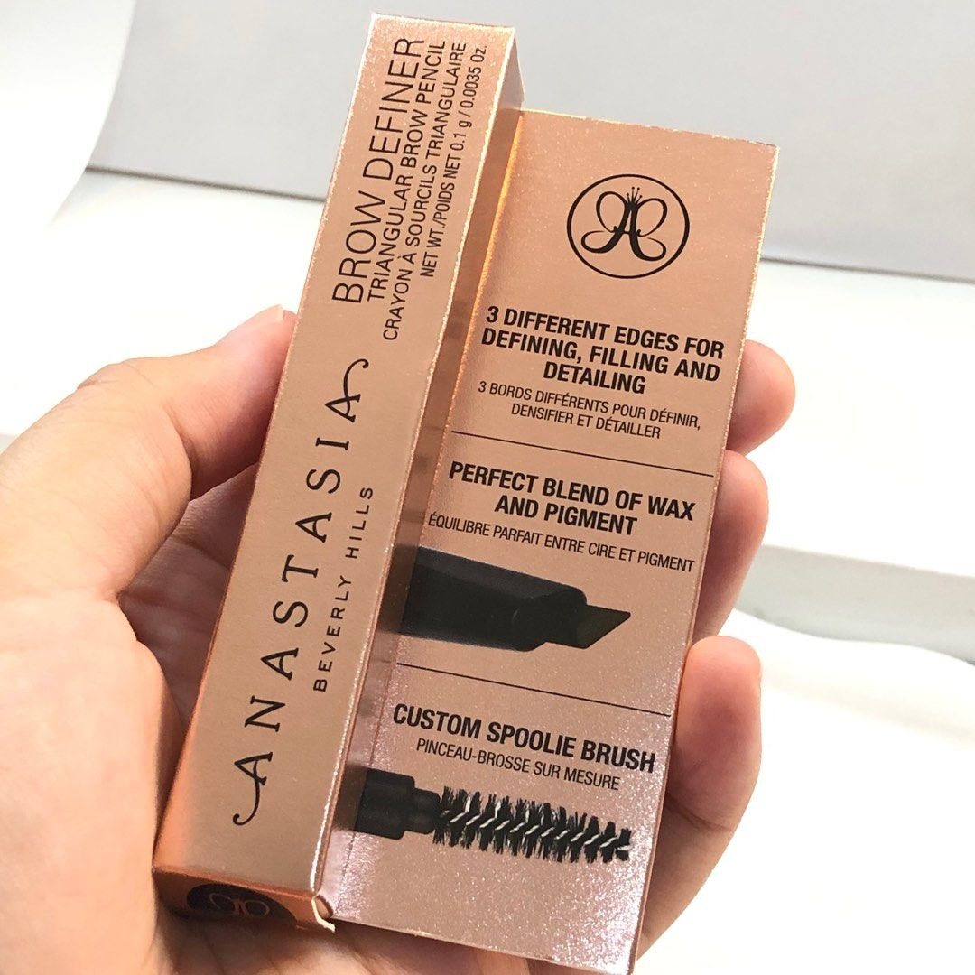 Chì kẻ mày đầu vát Anastasia Beverly Hills Brow Definer Fullsize Màu Ebony - Dark Brown - Medium Brown