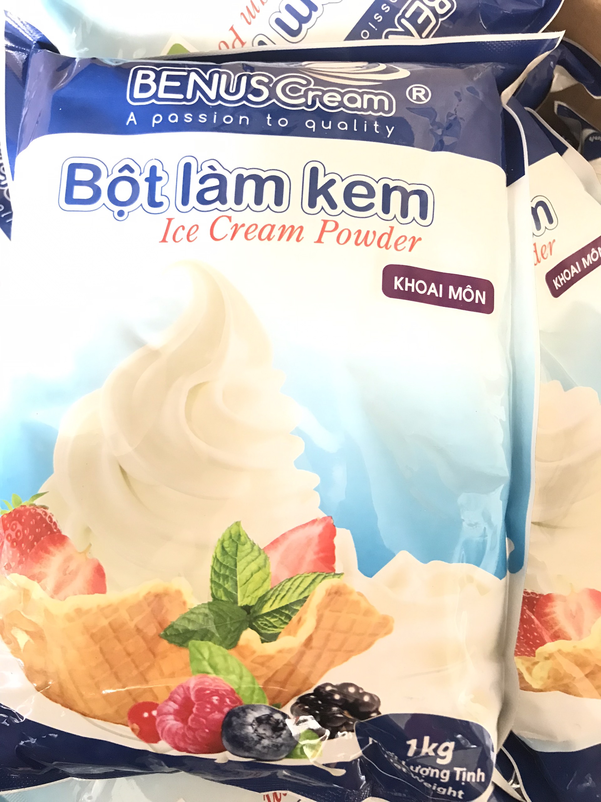 Bột làm kem tươi hương Khoai Môn