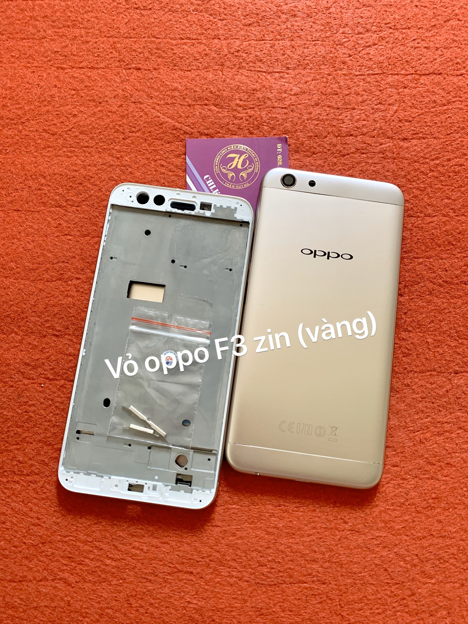 [HCM]Vỏ oppo F3 full bộ zin-mới 100%