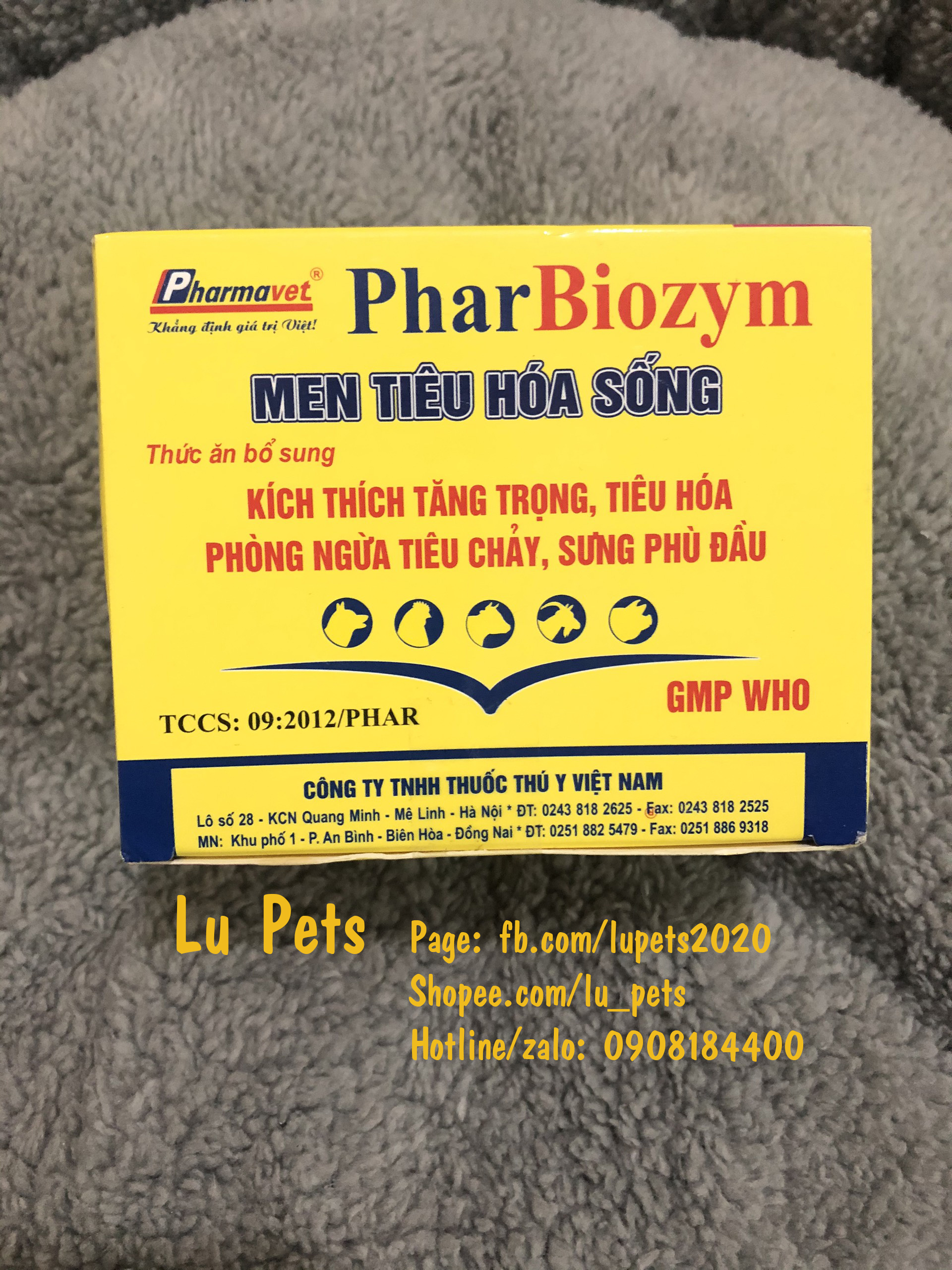 Men Tiêu Hóa Sống Cho Chó Mèo