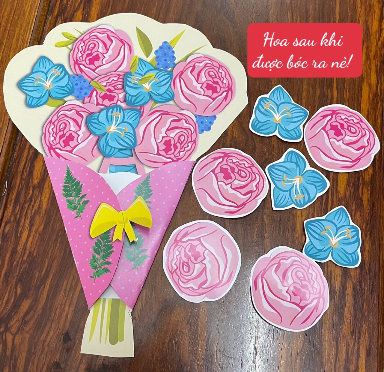 Combo 10 set Thiệp chúc mừng 3D nhân ngày 8/3, 20/10, 20/11 Handmade