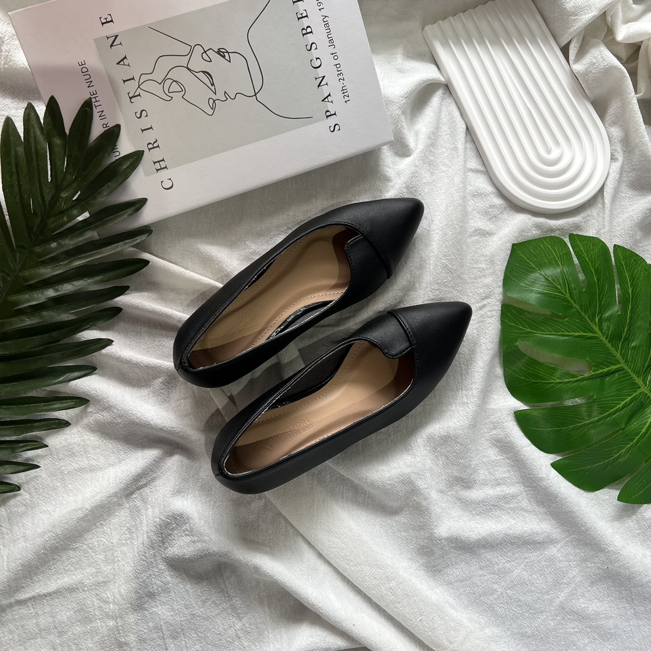 ( Giày Size 31 - 35 ) Giày Bệt Mũi Nhọn Công Sở Himistore - SM003