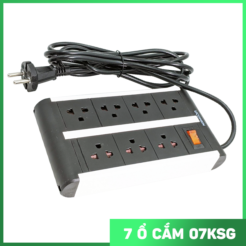 Ổ cắm điện đa năng Ucomen – 07 lỗ (dây 3m) – Chuẩn Úc