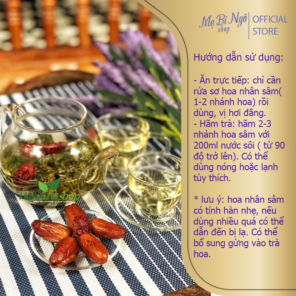 [ SALE GIÁ GỐC] TRÀ HOA SÂM HÀN QUỐC túi 500gr - Cam kết hàng