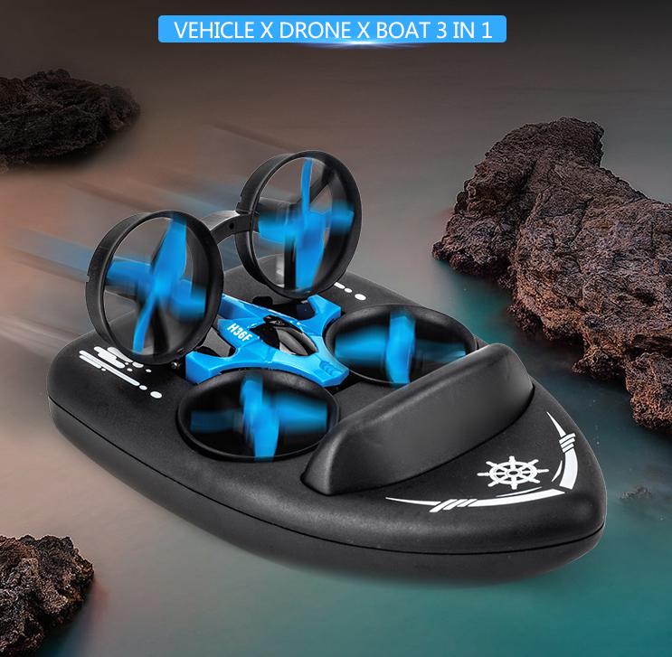 - máy bay điều khiển jjrc h36f 3in1 đa địa hình cao cấp - worldmart