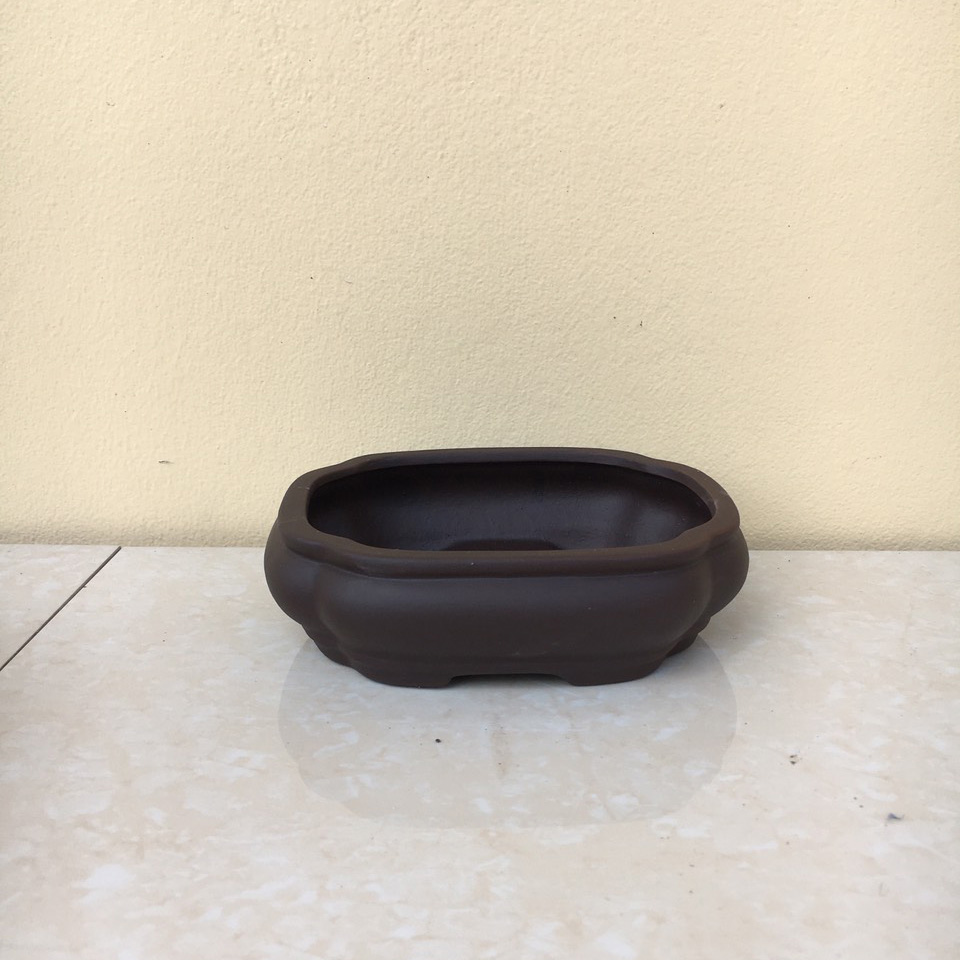 Chậu bonsai Áng mây đất nung mini gốm Bát tràng 1 size BM-65