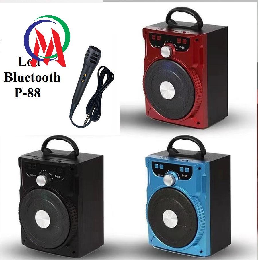 [HCM]LOA KARAOKE BLUETOOTH RUIZUI P-88 TẶNG MIC DÂY