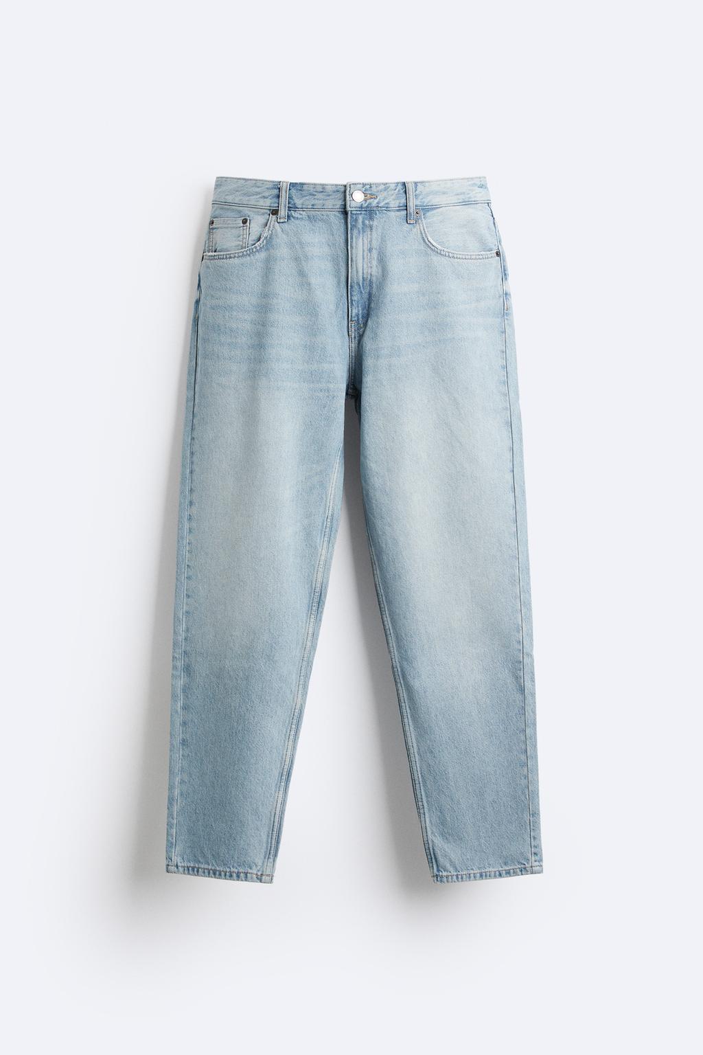 Quần jean nam xanh nhạt form baggy quần ống rộng nam quần bò túi hộp quần túi hộp xám nam quần jean nam quần baggy nam quần ống rộng nam CITY JEANS
