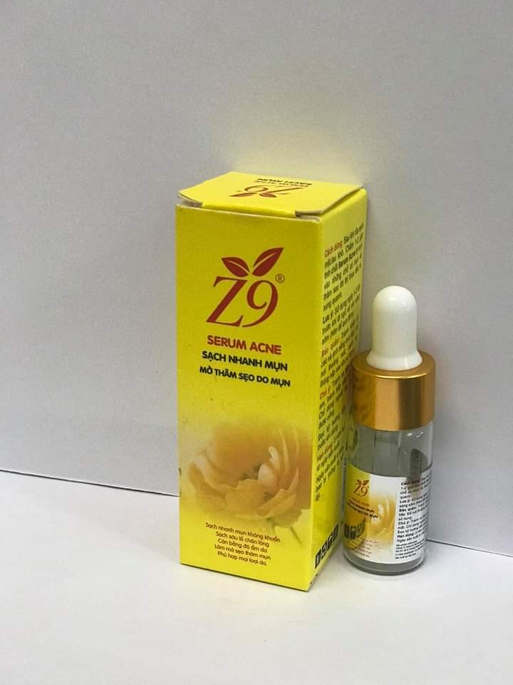 SERUM MỤN MỜ THÂM THẦN THÁNH Z9 (Hộp chai 10ml) Z12