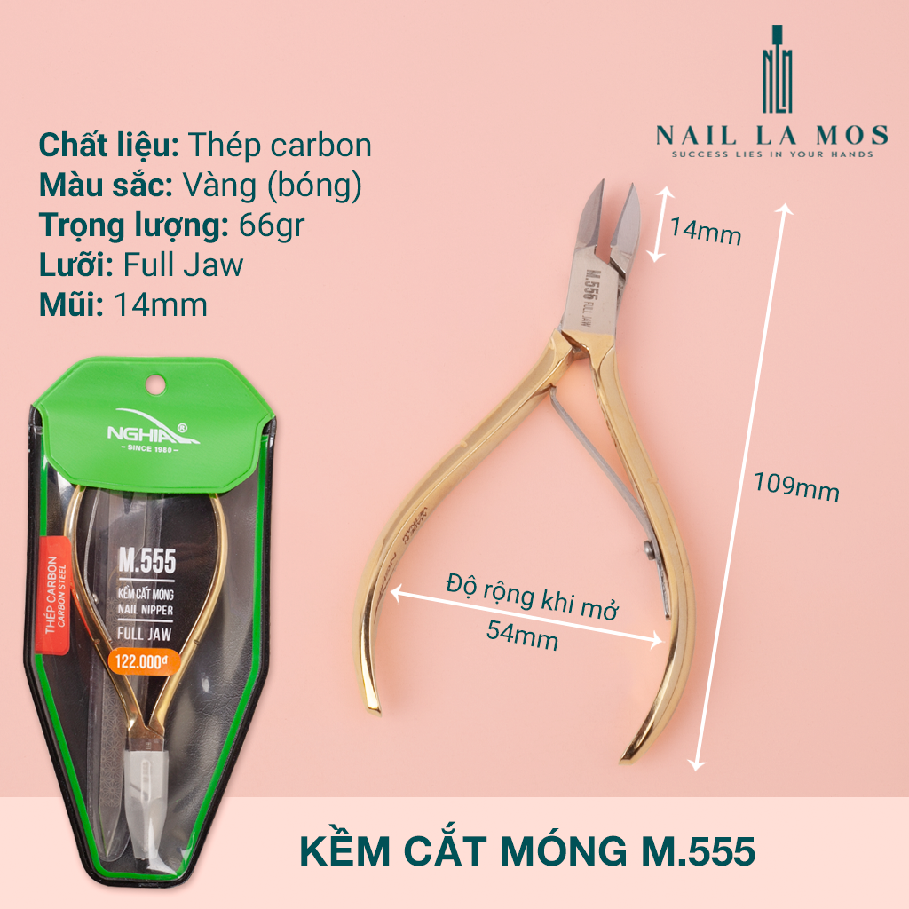 Kềm cắt móng kềm nghĩa m555 m205 m23 m401 m01 m04 chính hãng - kìm bấm móng thép không gỉ chuyên dụng ngành nail